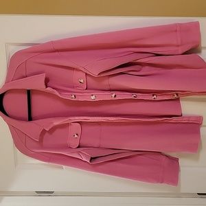 Nirovien Womens Waffle Knit Shacket Oversized Shirt Jacket XXL